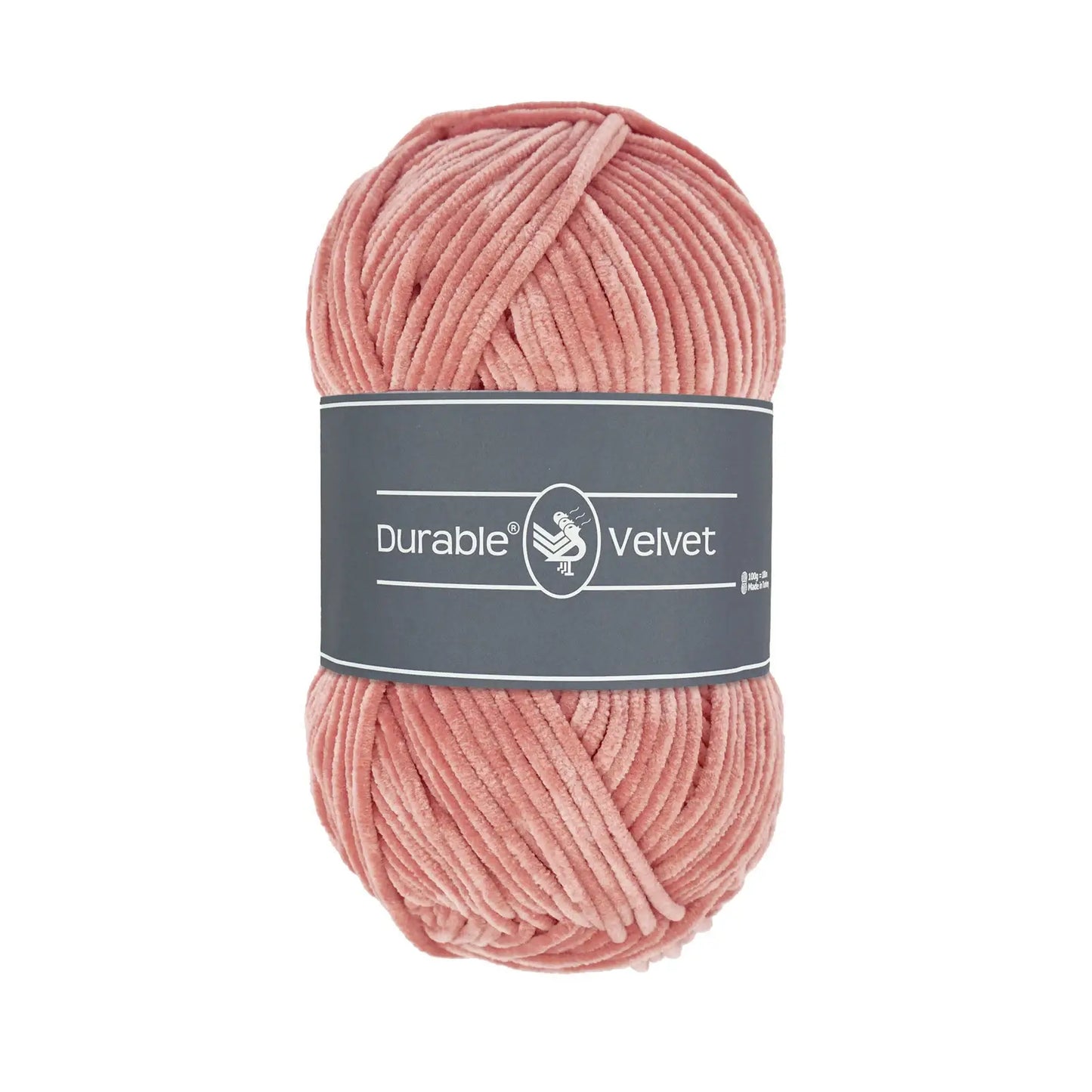 Durable Velvet garen in kleur 225 Vintage Pink voor haken, te koop bij De Garengarage.