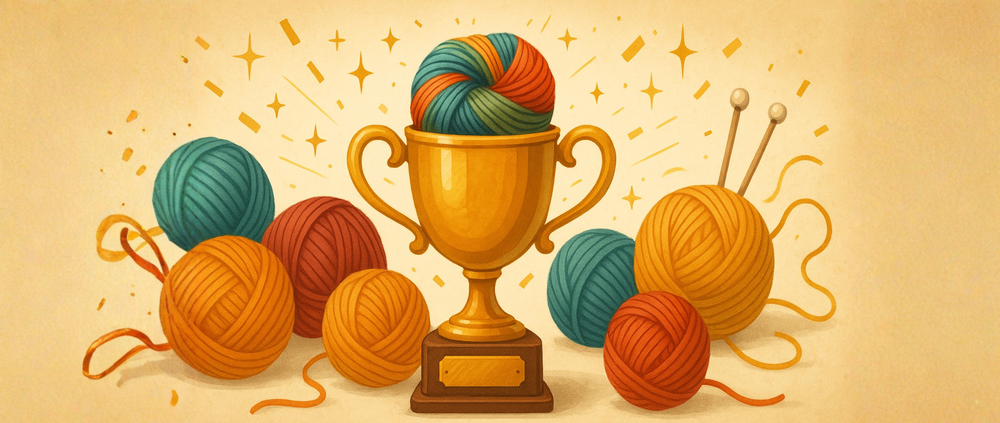 Een trofee voor de beste kwaliteit garen