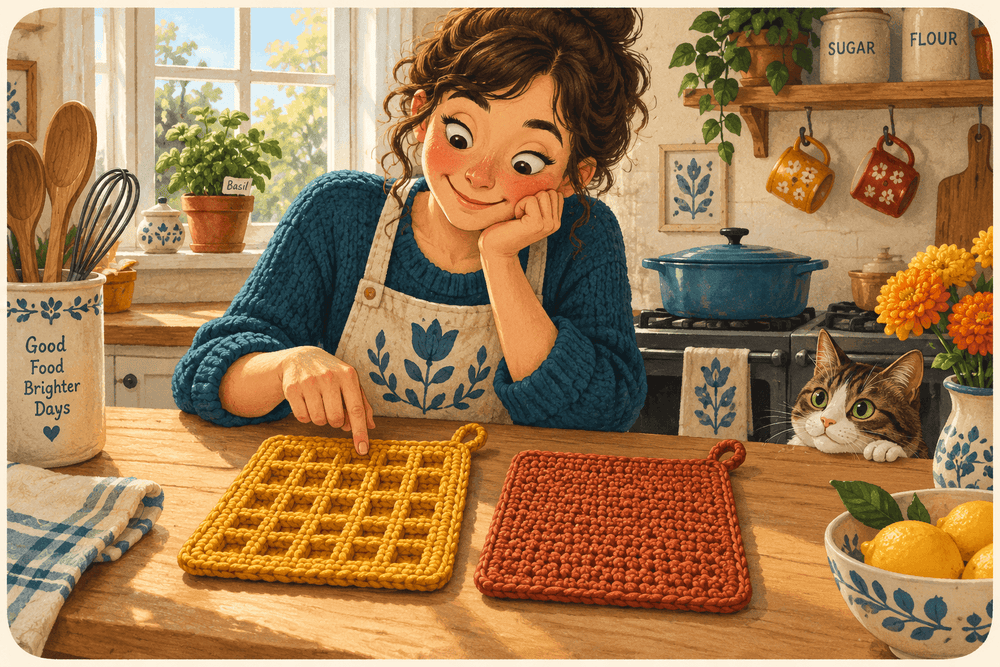 Wafelsteek en granietsteek haken: twee bijzondere steken uitgelegd