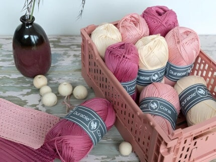 Durable Coral in een mandje