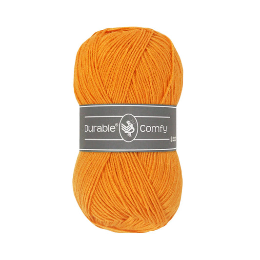 Durable Comfy garen in kleur 2179 Honey voor haken, te koop bij De Garengarage.
