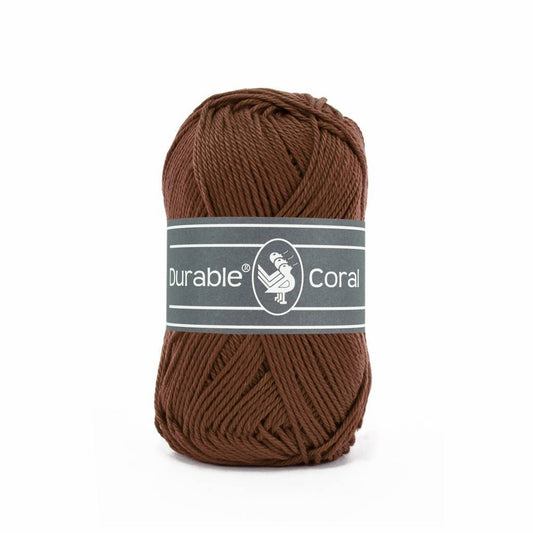 Durable Coral garen in de kleur 385 Coffee