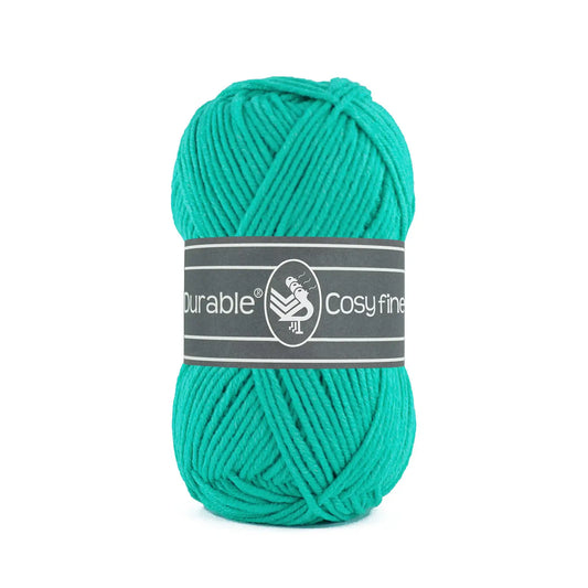 Durable Cosy Fine garen in kleur 2138 Pacific Green voor haken, te koop bij De Garengarage.