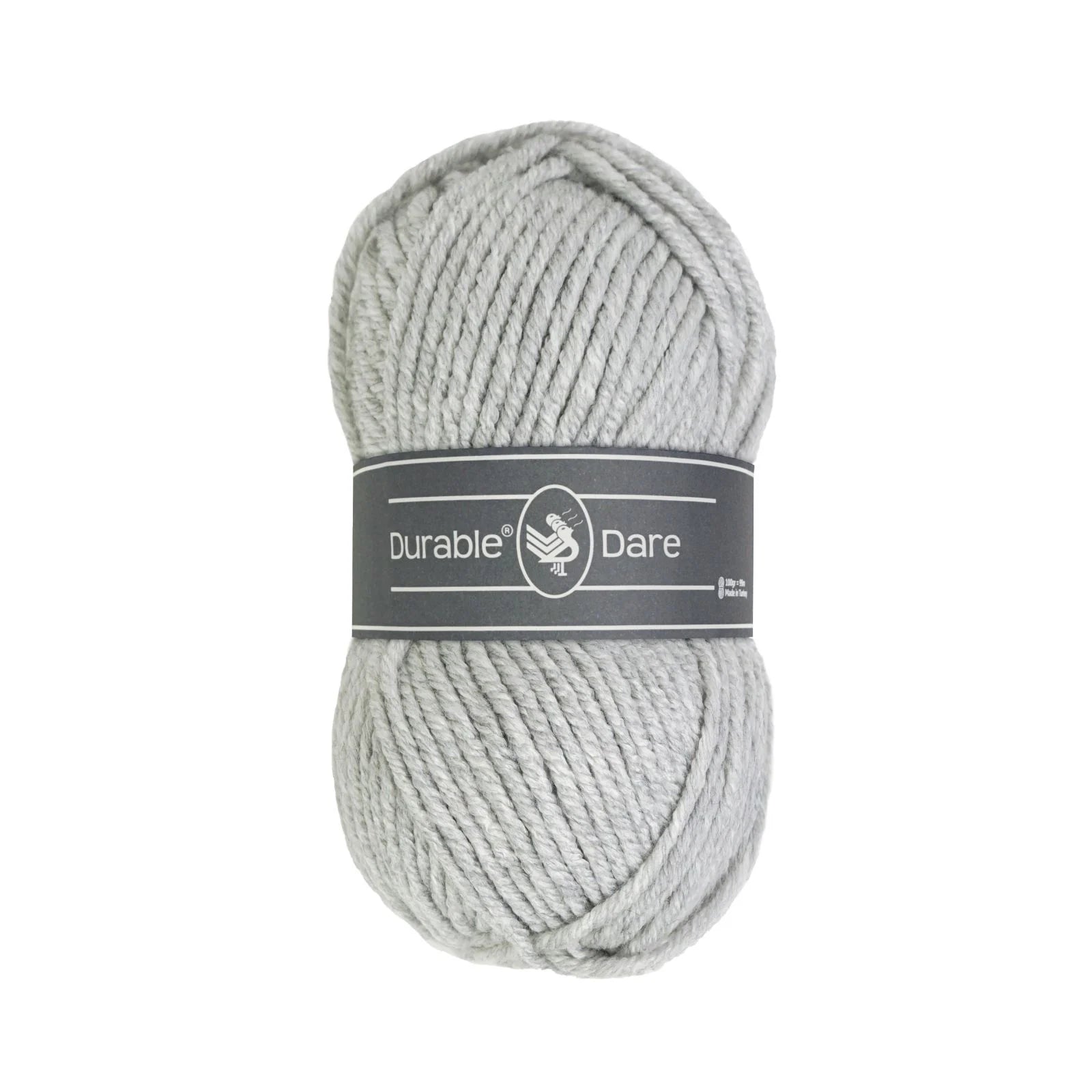 Durable Dare garen in kleur 2228 Silver Grey voor haken, te koop bij De Garengarage.