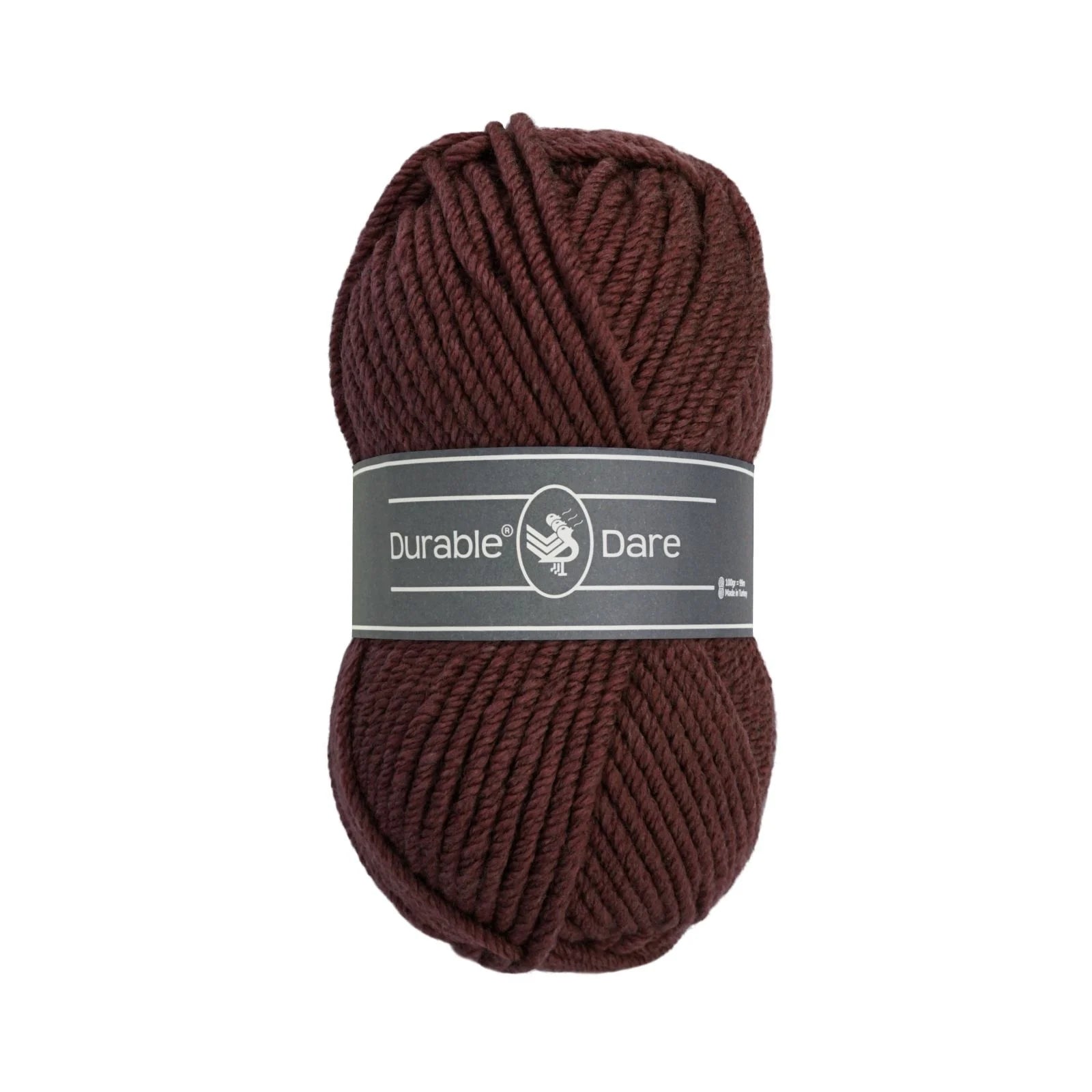 Durable Dare garen in kleur 2230 Dark Brown voor haken, te koop bij De Garengarage.