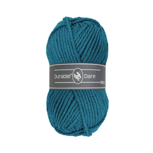 Durable Dare garen in kleur 375 Petrol voor haken, te koop bij De Garengarage.