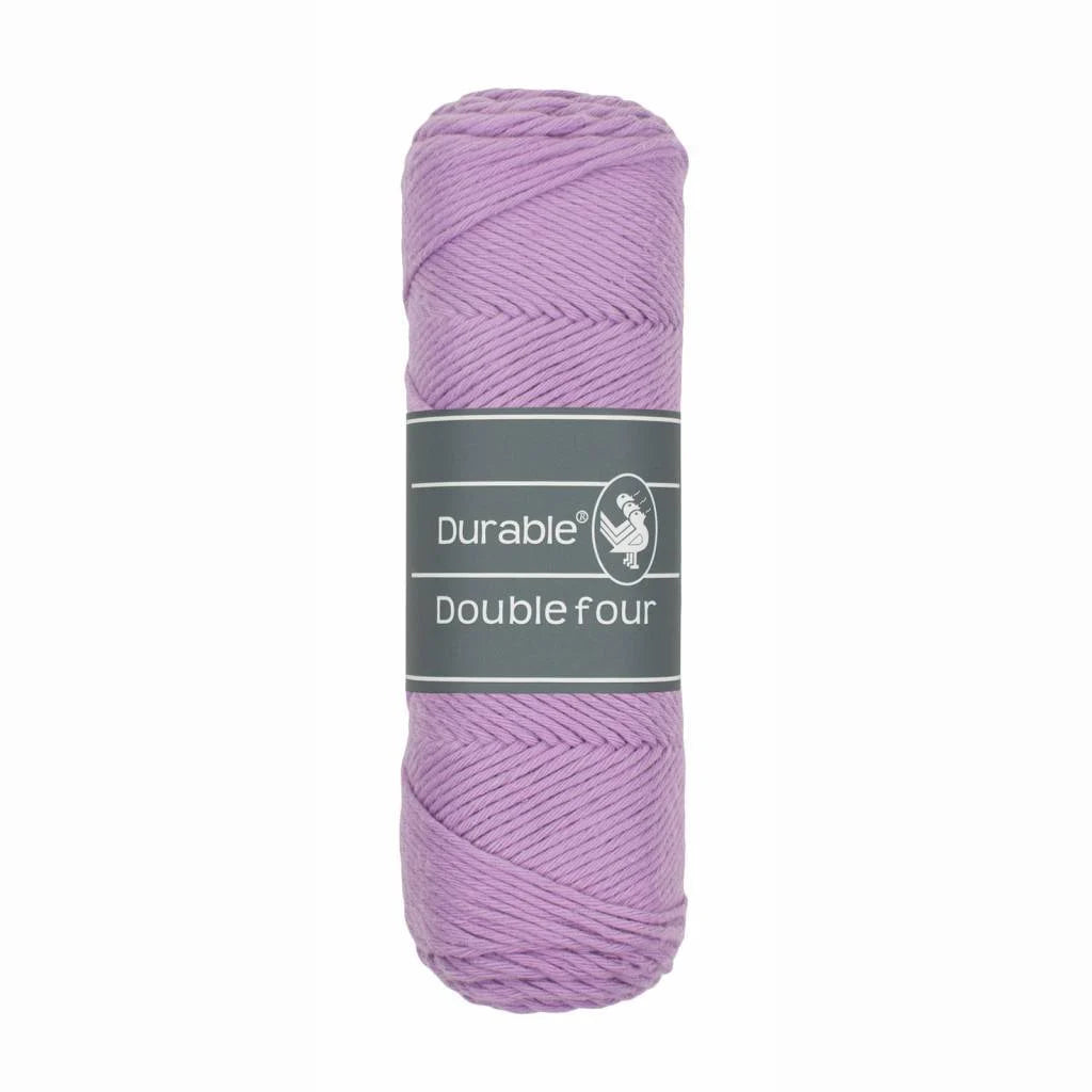 Durable Double Four garen in kleur 396 Lavender voor haken, te koop bij De Garengarage.